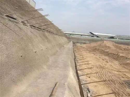 高唐河道边坡加固